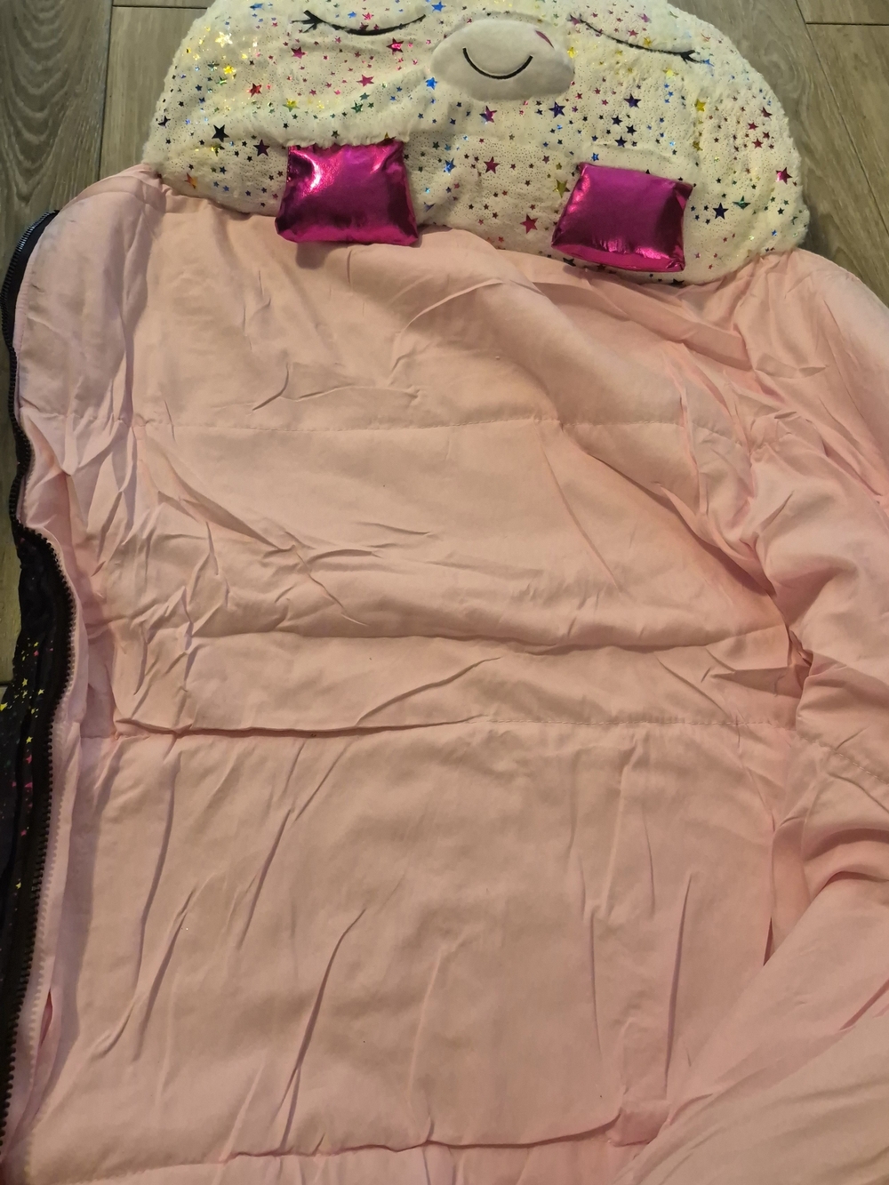 Happy Nappers Pillow And Sleepy Sack Shimmer the Unicorn 20" x 54"